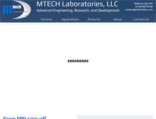 Tablet Screenshot of mtechlabs.com